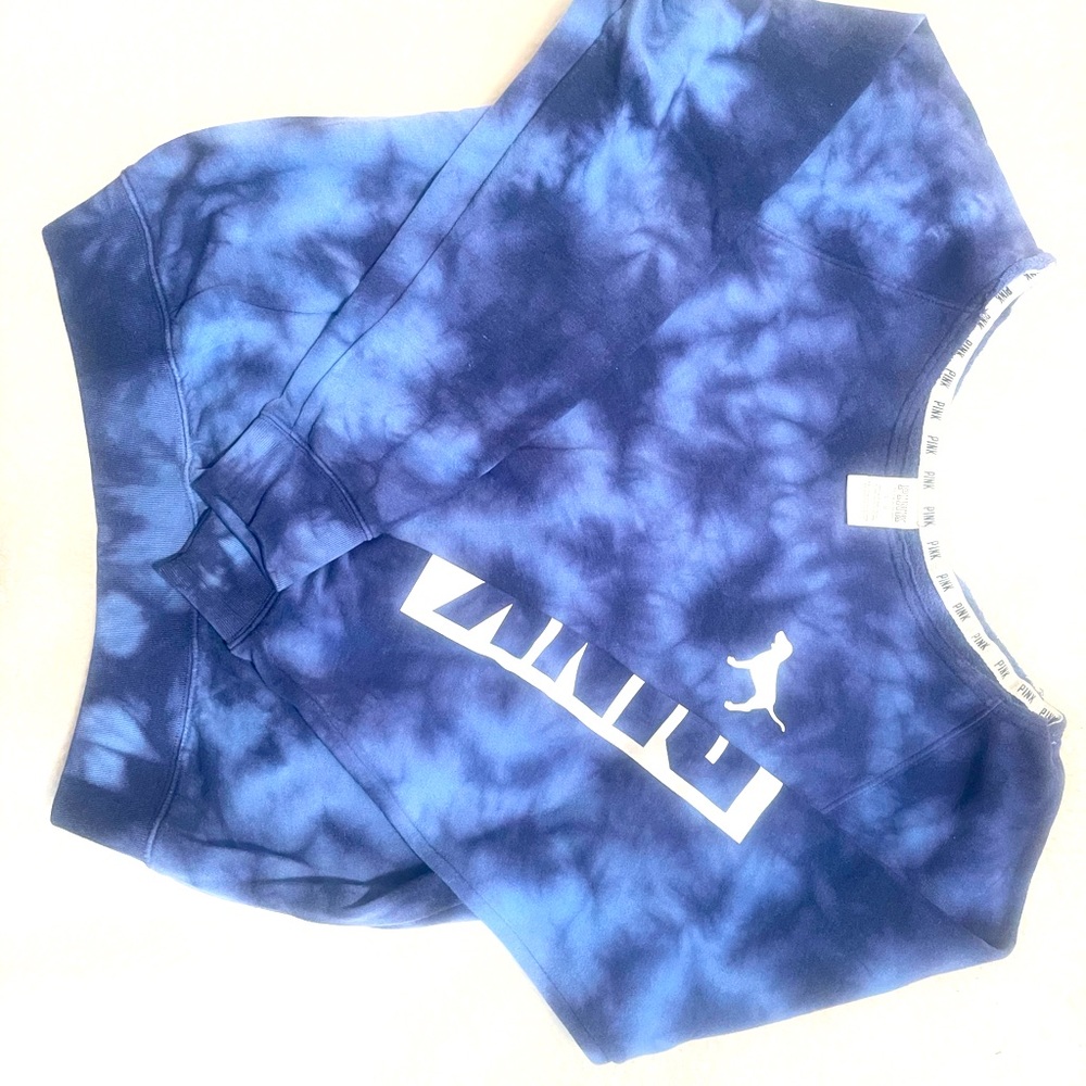 PINK Off the shoulder sweatshirt.